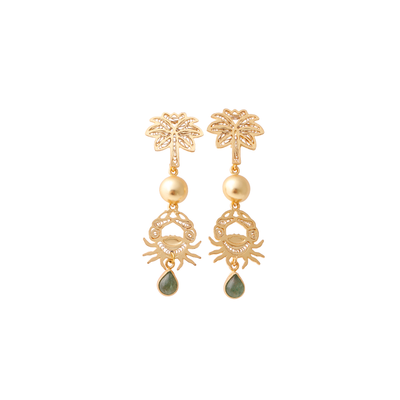 Aretes Isleña Oro