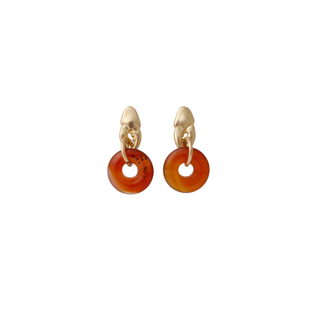 Aretes Escarluna Oro
