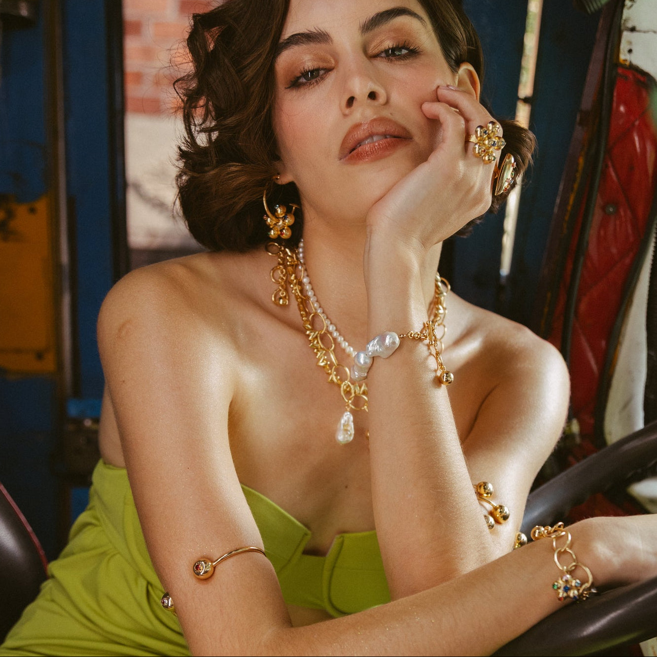 Pulsera Bombón Oro