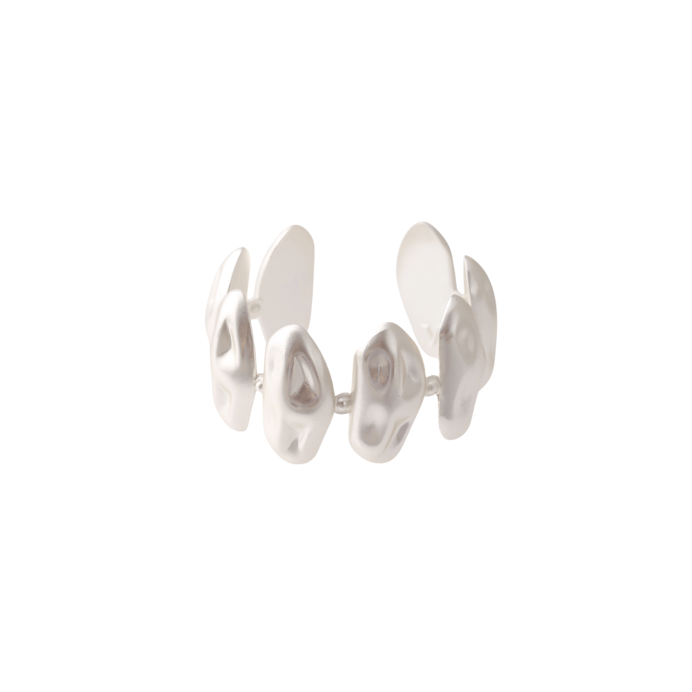 Brazalete Coralia Plata