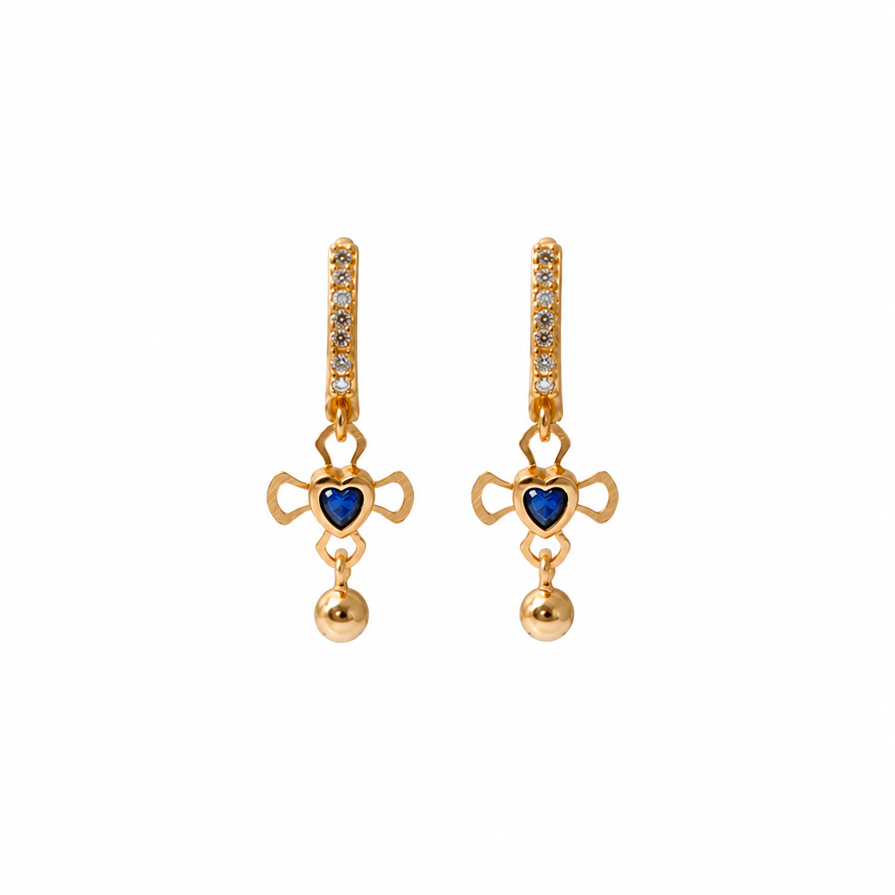 Mini Hoops Amor Azulu