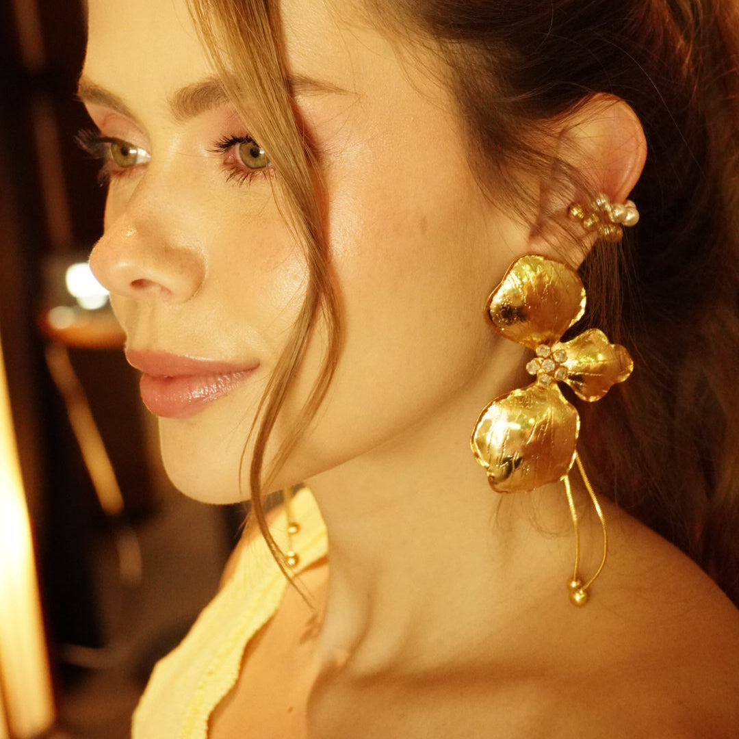 Aretes Laelia Oro