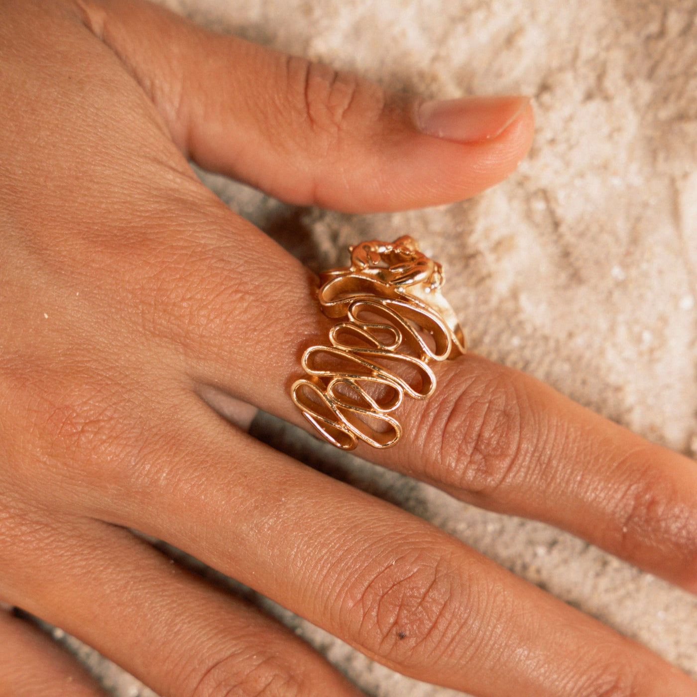 Anillo Coralmar Oro