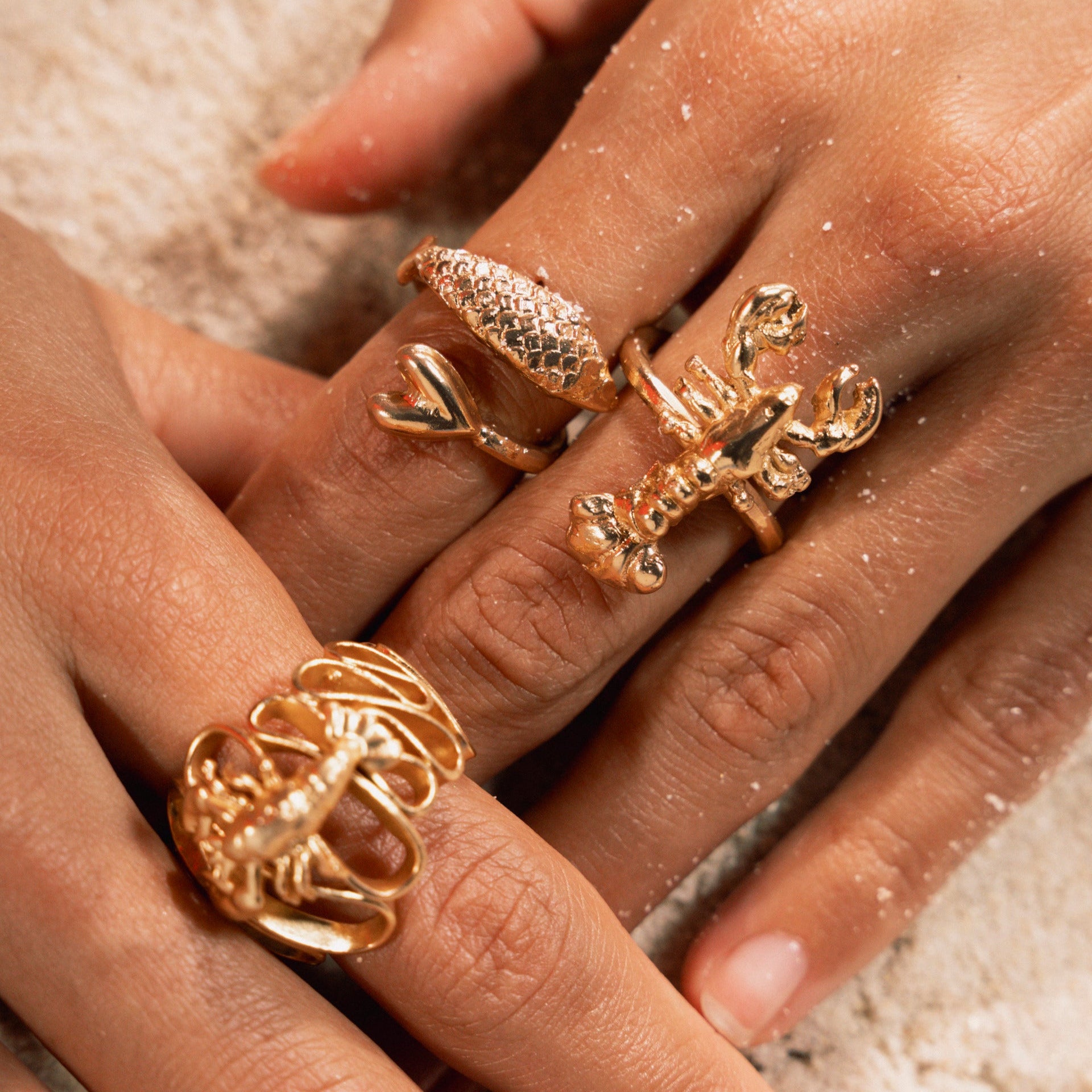Anillo Lobster Oro