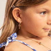 Mini Hoops Amor Fucsia
