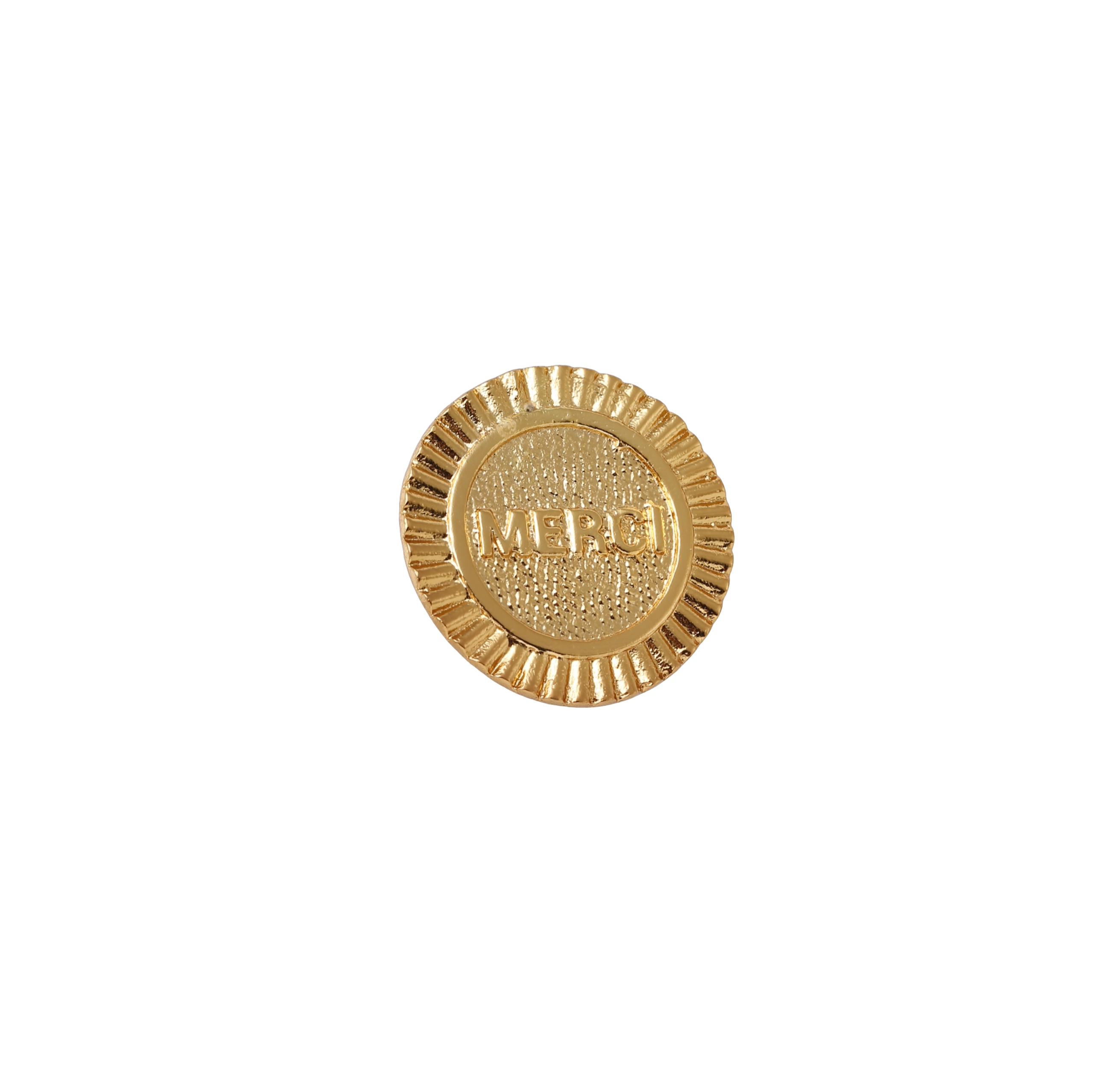 Pin Merci plata